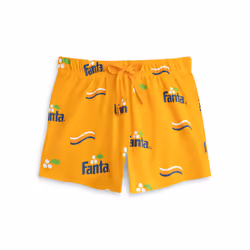 Coca Cola Vest and Shorts Pyjama Set (Womens Orange) - X-Small
