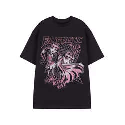 Monster High Short Sleeved T-Shirt (Womens Black) - Large