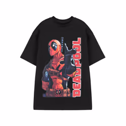 Marvel Short Sleeved T-Shirt (Mens Black) - Small