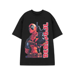 Marvel Short Sleeved T-Shirt (Mens Black) - Small