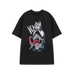 Marvel Venom Short Sleeved T-Shirt (Mens Black) - X-Large