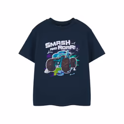 Hot Wheels Short Sleeved T-Shirt (Boys Blue) - 9-10 Years