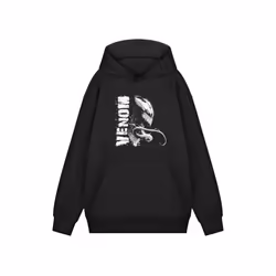 Marvel Hoodie (Mens Black) - Large