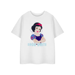 Disney Short Sleeved T-Shirt (Girls White) - 5-6 Years