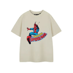 Marvel Short Sleeved T-Shirt (Boys Beige) - 3-4 Years