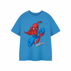 Marvel Short Sleeved T-Shirt (Boys Blue) - 7-8 Years