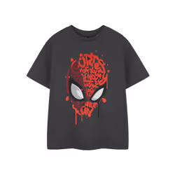 Marvel Short Sleeved T-Shirt (Boys Grey) - 9-10 Years