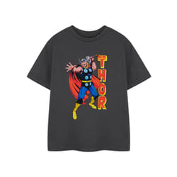 Marvel Short Sleeved T-Shirt (Boys Grey) - 7-8 Years