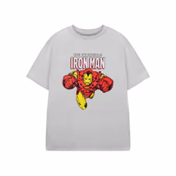 Marvel Short Sleeved T-Shirt (Boys Grey) - 3-4 Years