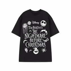Disney Short Sleeved T-Shirt (Unisex Black) - XX-Large