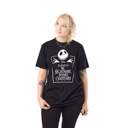 Disney Short Sleeved T-Shirt (Unisex Black) - Small