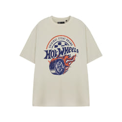 Hot Wheels Short Sleeved T-Shirt (Mens Beige) - Small