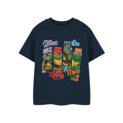 Teenage Mutant Ninja Turtles Short Sleeved T-Shirt (Boys Blue) - 7-8 Years