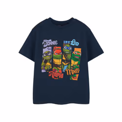 Teenage Mutant Ninja Turtles Short Sleeved T-Shirt (Boys Blue) - 9-10 Years