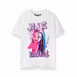 Bratz Short Sleeved T-Shirt (Womens White) - XX-Large