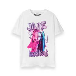 Bratz Short Sleeved T-Shirt (Womens White) - XXX-Large
