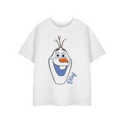 Disney Short Sleeved T-Shirt (Girls White) - 5-6 Years
