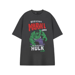 Marvel The Incredible Hulk Short Sleeved T-Shirt (Mens Grey) - XX-Large