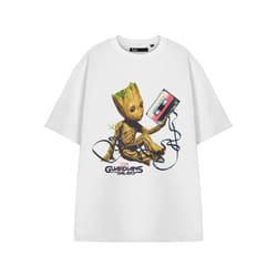 Marvel Guardians Of The Galaxy Short Sleeved T-Shirt (Mens White) - Small