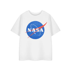 NASA Short Sleeved T-Shirt (Unisex Kids White) - 13-14 Years