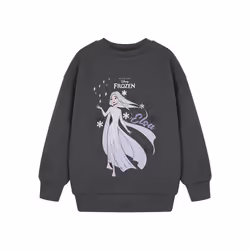 Disney Frozen Sweatshirt (Girls Grey) - 7-8 Years