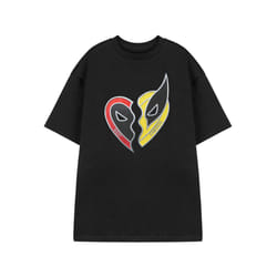 Marvel Deadpool Short Sleeved T-Shirt (Mens Black) - XXX-Large