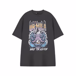 Disney Villains Short Sleeved T-Shirt (Womens Grey) - Medium