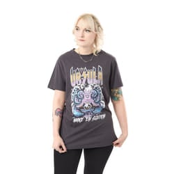 Disney Villains Short Sleeved T-Shirt (Womens Grey) - Large