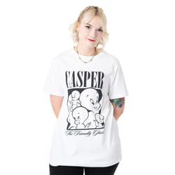 Casper Short Sleeved T-Shirt (Unisex White) - Large
