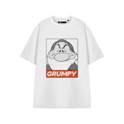 Disney Snow White & The Seven Dwarfs Short Sleeved T-Shirt (Mens White) - Large