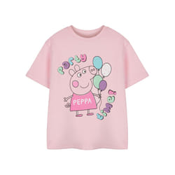 Peppa Pig Short Sleeved T-Shirt (Girls Pink) - 2-3 Years