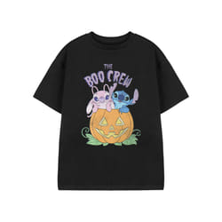 Disney Lilo & Stitch Short Sleeved T-Shirt (Girls Black) - 13-14 Years
