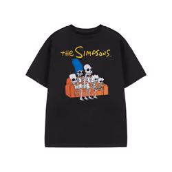 The Simpsons Short Sleeved T-Shirt (Boys Black) - 13-14 Years