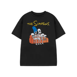 The Simpsons Short Sleeved T-Shirt (Boys Black) - 13-14 Years