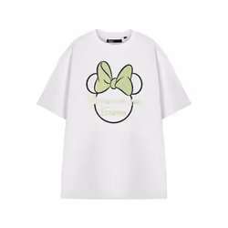 Disney Minnie Mouse Short Sleeved T-Shirt (Womens White) - XX-Large