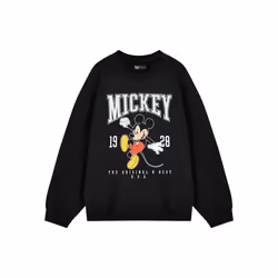 Disney Sweatshirt (Womens Black) - Large