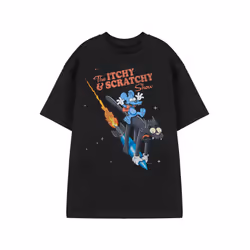 The Simpsons Short Sleeved T-Shirt (Mens Black) - X-Large