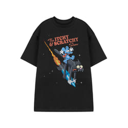 The Simpsons Short Sleeved T-Shirt (Mens Black) - X-Large