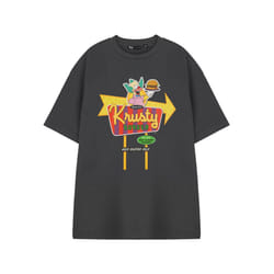 The Simpsons Short Sleeved T-Shirt (Mens Grey) - Small