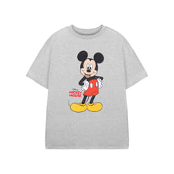 Disney Short Sleeved T-Shirt (Boys Grey) - 7-8 Years