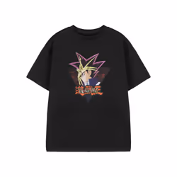 Yu Gi Oh Short Sleeved T-Shirt (Boys Black) - 13-14 Years