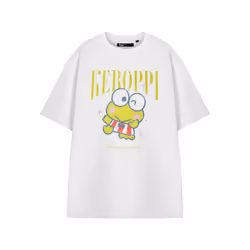 Hello Kitty Short Sleeved T-Shirt (Womens White) - Medium
