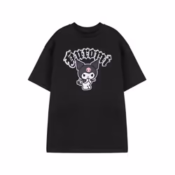 Hello Kitty Short Sleeved T-Shirt (Womens Black) - XX-Large