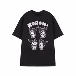 Hello Kitty Short Sleeved T-Shirt (Womens Black) - Medium