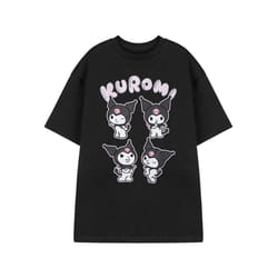 Hello Kitty Short Sleeved T-Shirt (Womens Black) - Medium