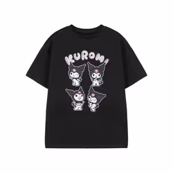 Hello Kitty Short Sleeved T-Shirt (Girls Black) - 13-14 Years
