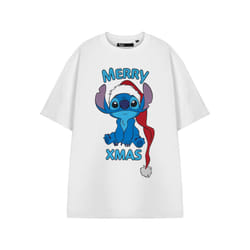 Disney Lilo & Stitch Short Sleeved T-Shirt (Womens White) - XX-Large