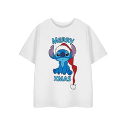 Disney Lilo & Stitch Short Sleeved T-Shirt (Girls White) - 5-6 Years