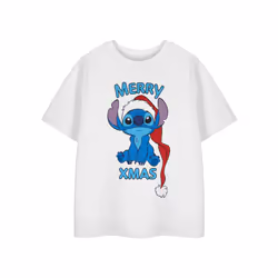 Disney Lilo & Stitch Short Sleeved T-Shirt (Girls White) - 11-12 Years