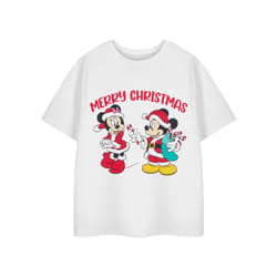Disney Short Sleeved T-Shirt (Girls White) - 5-6 Years